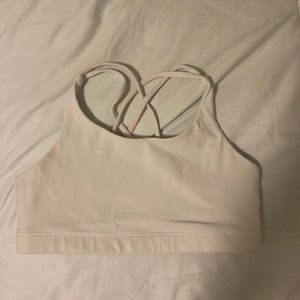 Athleta white sports bra
